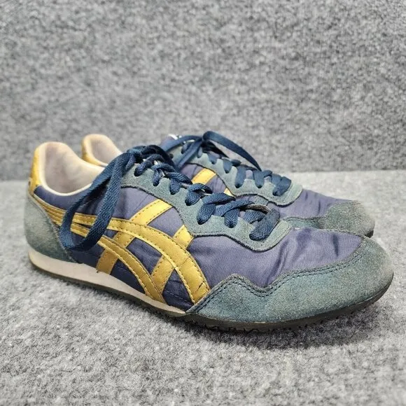 Asics Onitsuka Tiger Shoes Serrano Navy / Gold Men's Size 7