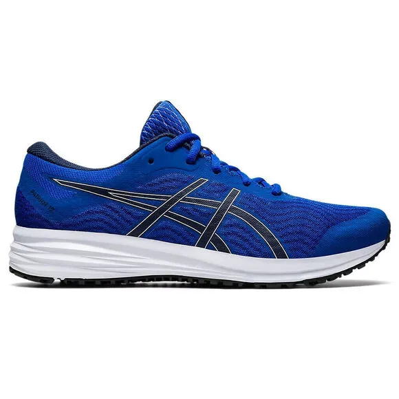 Asics Patriot 12 1011A823.400 Sneaker Men's 9 Blue Lace Up Running Shoes EEE3265