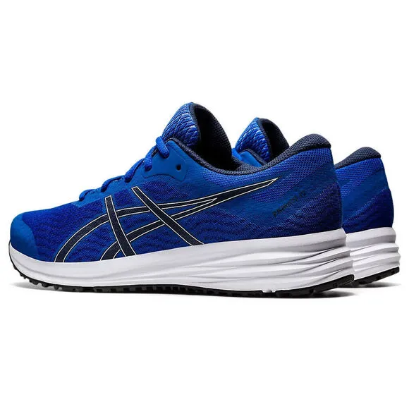 Asics Patriot 12 1011A823.400 Sneaker Men's 9 Blue Lace Up Running Shoes EEE3265