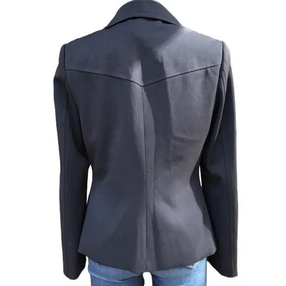 Atelier Pea Coat Double Breasted Black Womens Jacket NWT Size 8