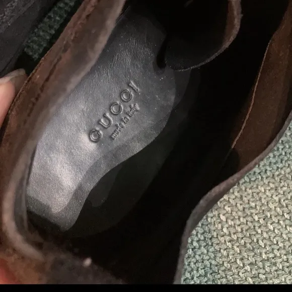 Authentic Black Gucci Woman’s Velcro Sneaker size 39 1/2 Y2K 90’s