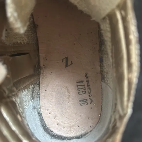 Authentic Golden Goose Gray High-Top Sneakers