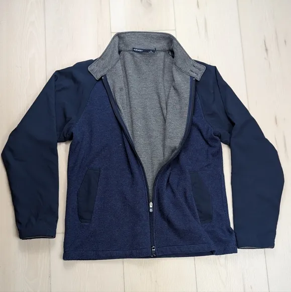 B. DRADDY Mens L Harry Jacket 1854 Invitational Full Zip Golf Stretch $260 MSRP