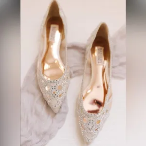 Badgley Mischka Gigi Flats (Size 8.5)
