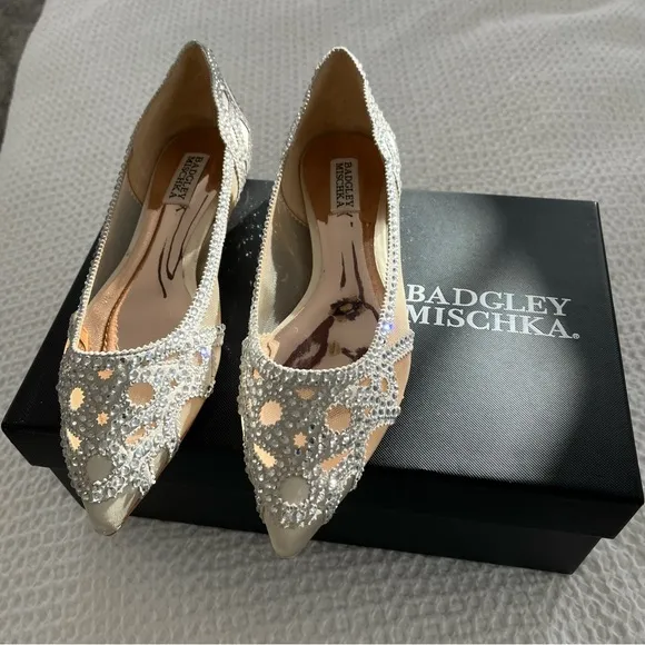 Badgley Mischka Gigi Flats (Size 8.5)