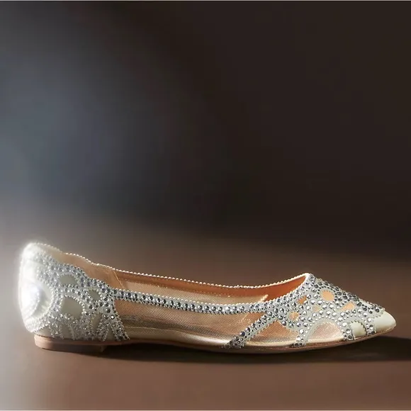 Badgley Mischka Gigi Flats (Size 8.5)