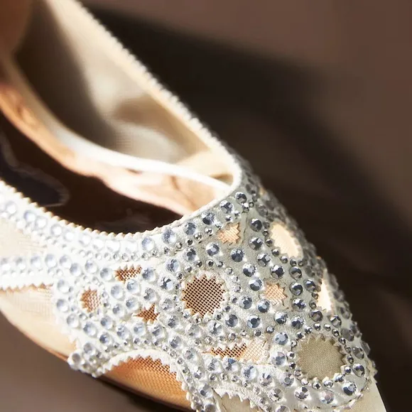 Badgley Mischka Gigi Flats (Size 8.5)
