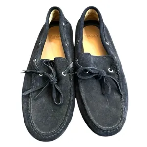 Bally Dramer leather upper driving moccasin loafer shoes size 8.5 width EEE n D