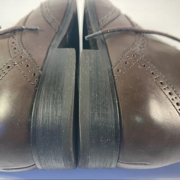 banana republic Leather  Oxford lace up ankle boots
