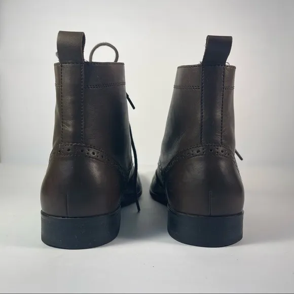 banana republic Leather  Oxford lace up ankle boots