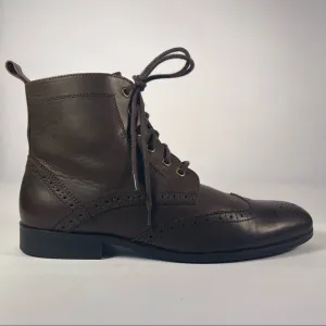 banana republic Leather  Oxford lace up ankle boots