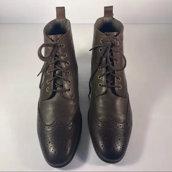 banana republic Leather  Oxford lace up ankle boots