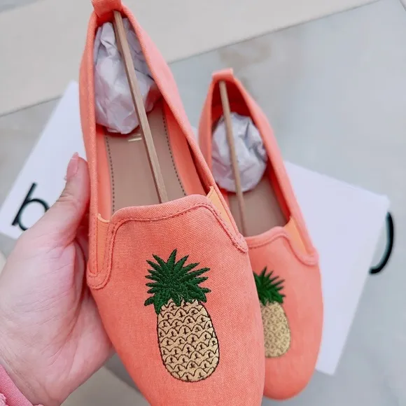 Bar lll  Opal Pineapple Slip-On Shoes Flats and Loafers/NWB