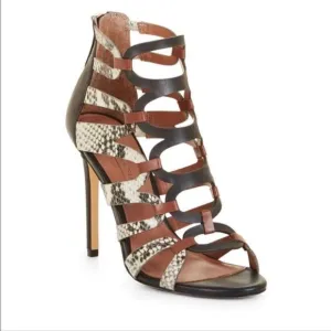 🔥BCBGmaxazria    Valentia Python Leather Shoes - size 6 New in box