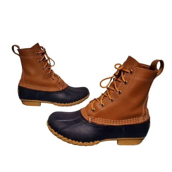 Bean Boots By L.L. Bean Duck Ankle Boots Women's Size 7M