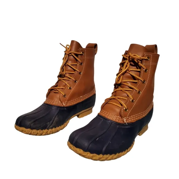 Bean Boots By L.L. Bean Duck Ankle Boots Women's Size 7M