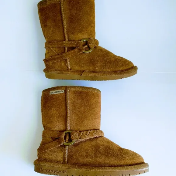 Bearpaw Suede Kid's Adele Snow Boots