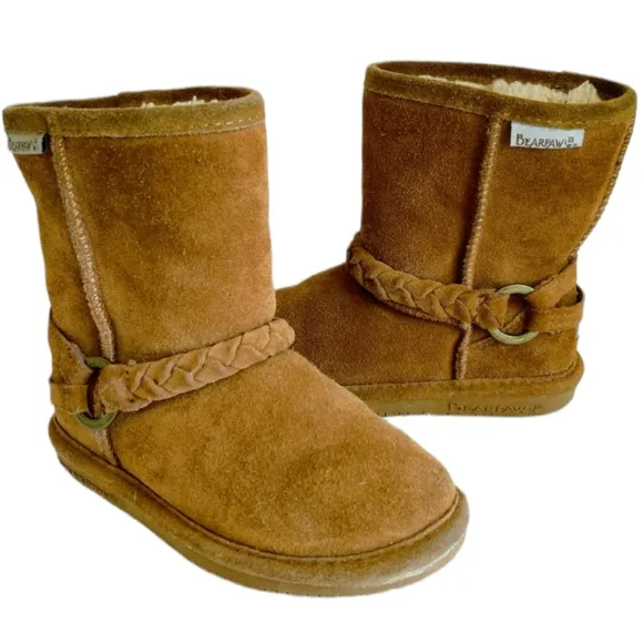 Bearpaw Suede Kid's Adele Snow Boots