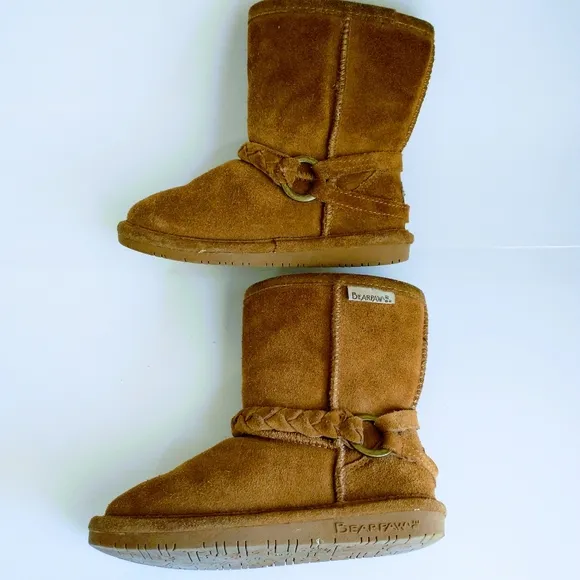 Bearpaw Suede Kid's Adele Snow Boots