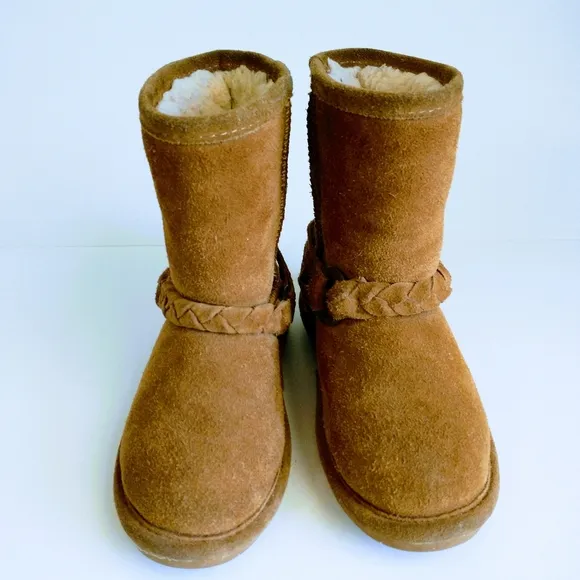 Bearpaw Suede Kid's Adele Snow Boots