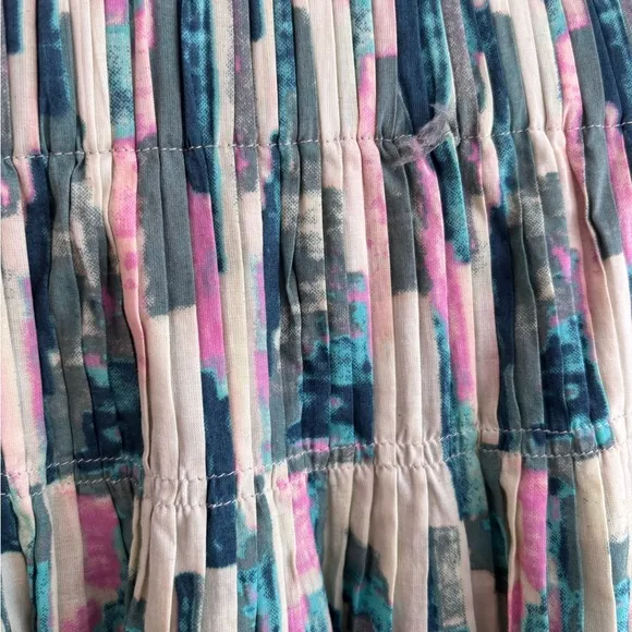 Beautiful Ba&amp;Sh Tigui Skirt Turquoise Blue Pink Sz M Retail $245