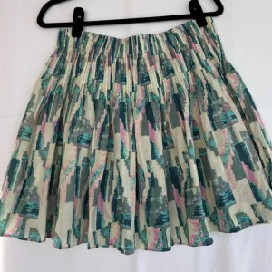 Beautiful Ba&amp;Sh Tigui Skirt Turquoise Blue Pink Sz M Retail $245