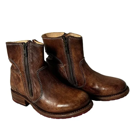 Bed Stu Eiffel Teak Driftwood Boots Ankle booties size 6.5