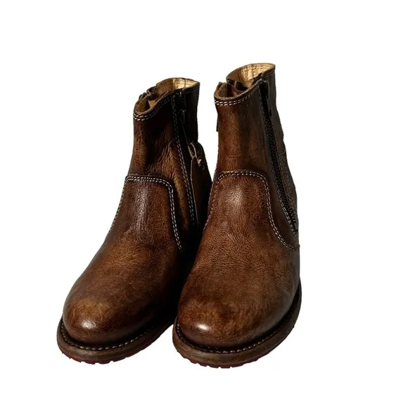 Bed Stu Eiffel Teak Driftwood Boots Ankle booties size 6.5