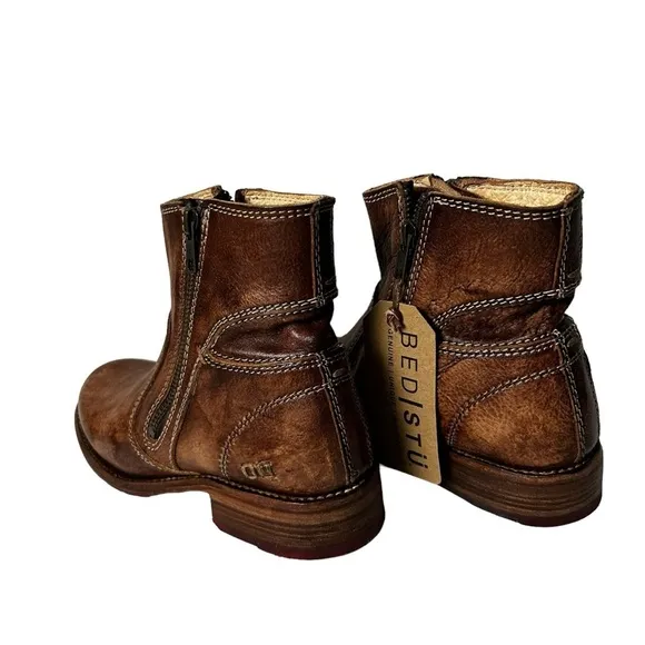 Bed Stu Eiffel Teak Driftwood Boots Ankle booties size 6.5