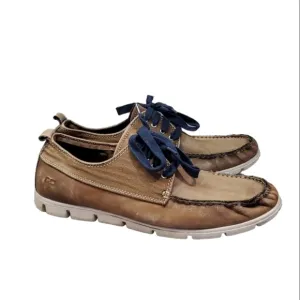 Bed Stu Mens Leather Loafer Slip on moc shoes sneakers sz 11
