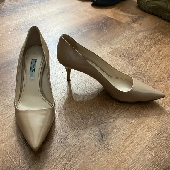 Beige/nude PRADA heels