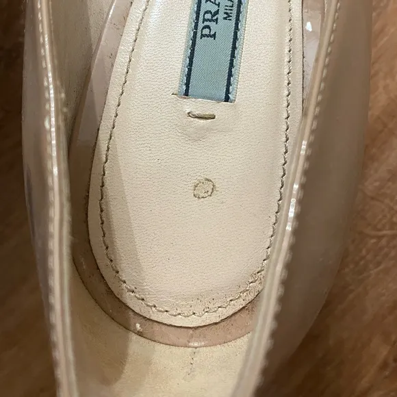 Beige/nude PRADA heels