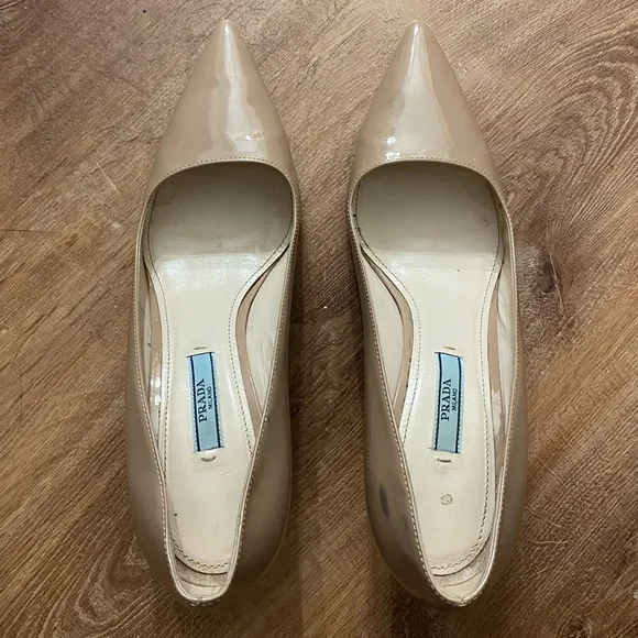 Beige/nude PRADA heels