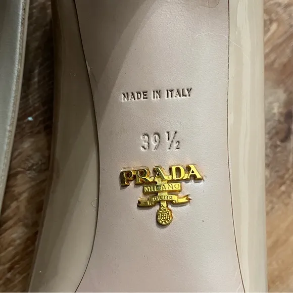 Beige/nude PRADA heels