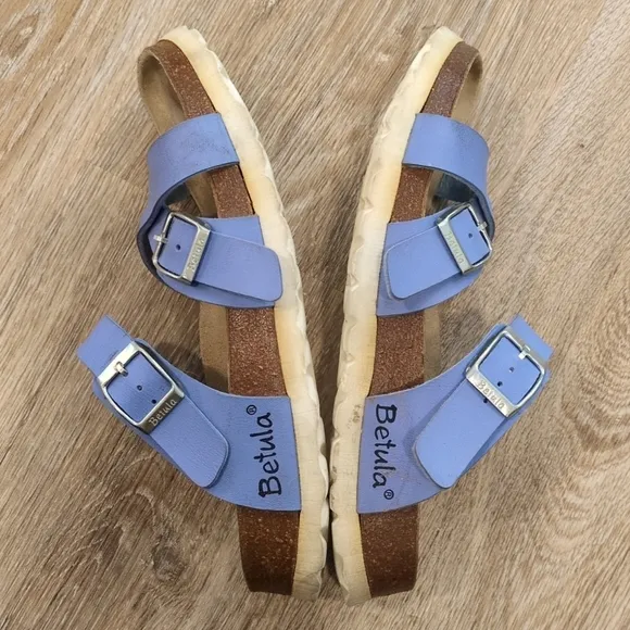 🩵💙Betula Original Birkenstock Women's Blue Sandals size 36💙🩵