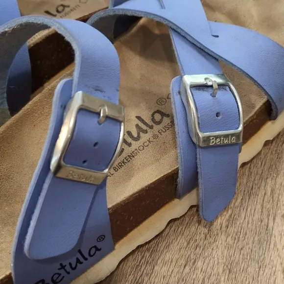 🩵💙Betula Original Birkenstock Women's Blue Sandals size 36💙🩵