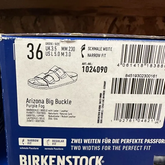 Big Buckle Arizona Birkenstock Women’s Sandals - Lavender