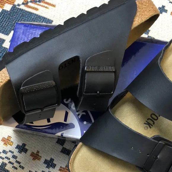 🏄🏼‍♀️Birkenstock Arizona 🏄🏼‍♀️Black Fashion Casual Sandals-Narrow