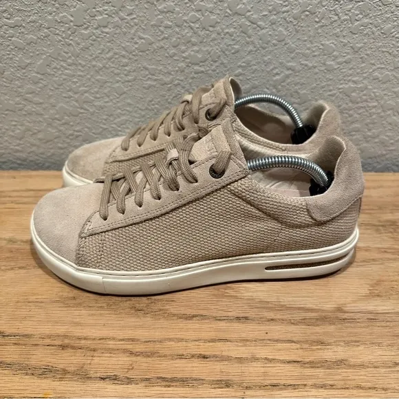 Birkenstock Bend Low tan Suede Sneaker Shoes Women Size US 7.5-8 EU 38