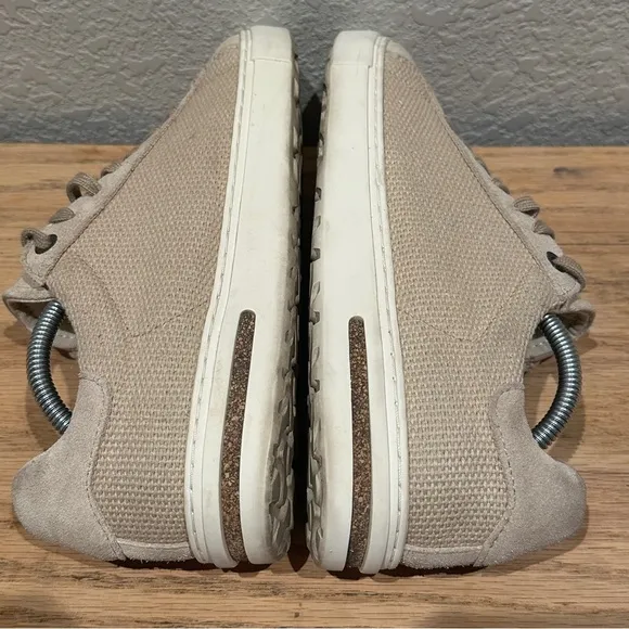 Birkenstock Bend Low tan Suede Sneaker Shoes Women Size US 7.5-8 EU 38