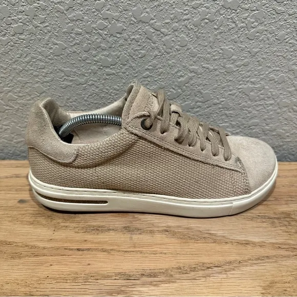 Birkenstock Bend Low tan Suede Sneaker Shoes Women Size US 7.5-8 EU 38