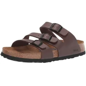Birkenstock Betula Brown Leather Cork-Footbed Comfort Slip On Sandals Size 36