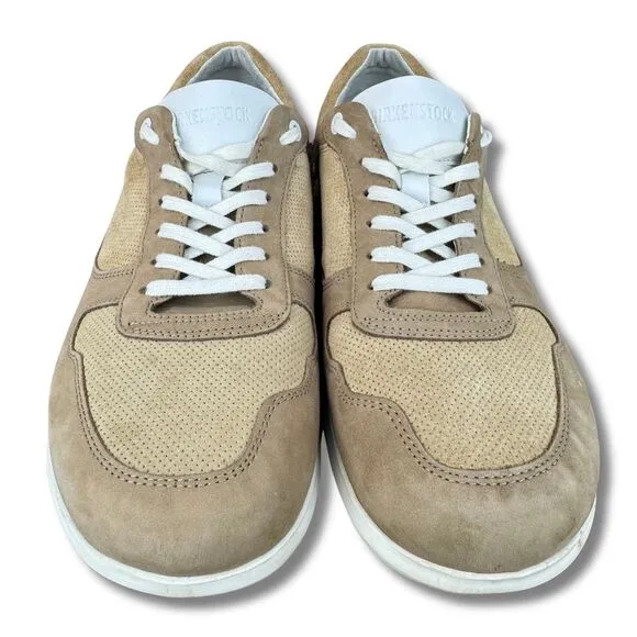 Birkenstock Cincinnati  Sneaker Shoe EU 44 Tan Brown Leather Suede Lace Up Men's