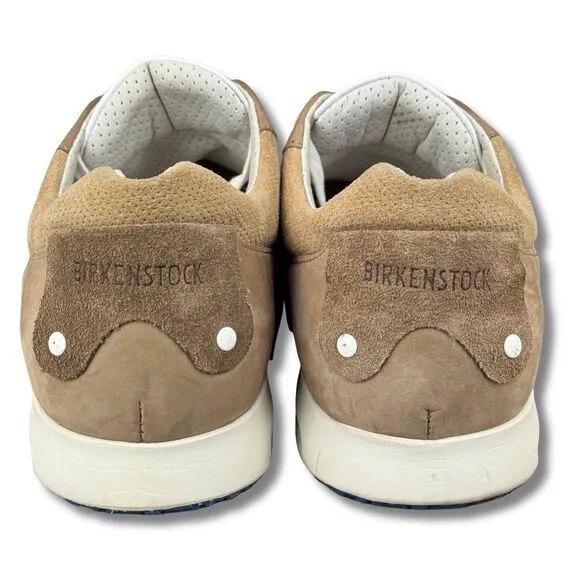 Birkenstock Cincinnati  Sneaker Shoe EU 44 Tan Brown Leather Suede Lace Up Men's