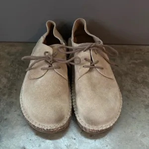 Birkenstock Gary Tan Suede Lace Up Shoes Size 37E/6