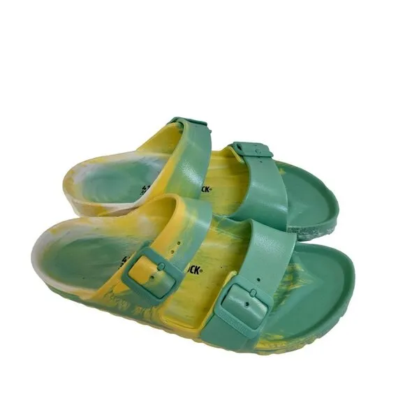 Birkenstock NWOT Unisex Arizona Essentials Eva Sandals Multi Jade Size 41