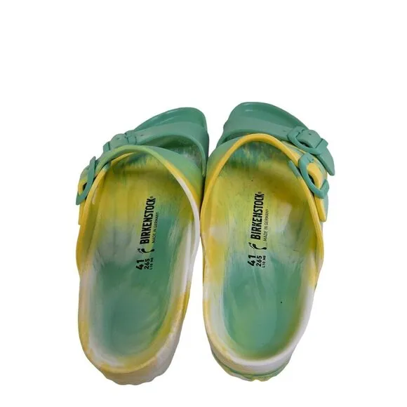 Birkenstock NWOT Unisex Arizona Essentials Eva Sandals Multi Jade Size 41