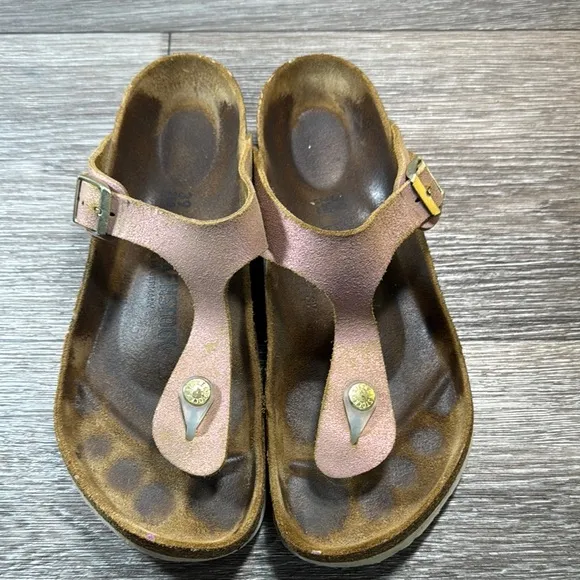 Birkenstock Pink  Sandals with Buckle size 39 (b72)