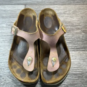 Birkenstock Pink  Sandals with Buckle size 39 (b72)