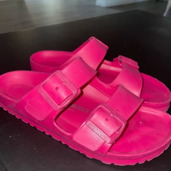 Birkenstock Pink Sandals with Comfort Sole